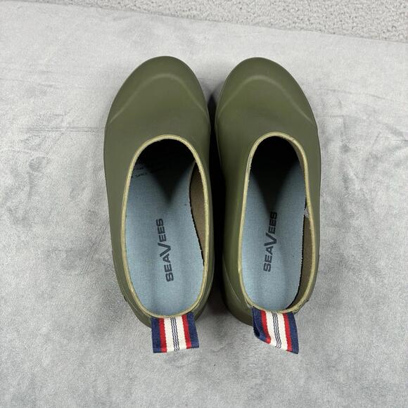 SeaVees Bodega Clogs Men’s 10 Military Green Rubber Slip On Outdoor Casual Shoes - Picture 2 of 8